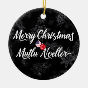 Turkish American Bilingual Holiday Decoration