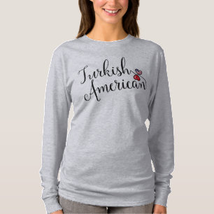Turkish American Entwined Hearts T-Shirt