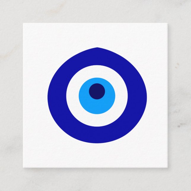 Turkish amulet called Nazar Enclosure Card (Front)