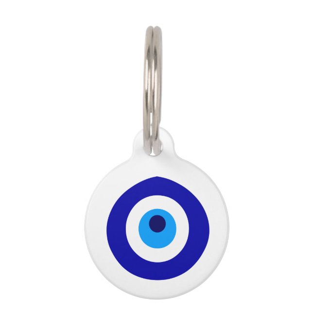 Turkish amulet called Nazar Pet Tag (Front)