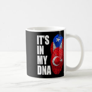Turkish And Puerto Rican Mix Heritage Dna Flag Coffee Mug