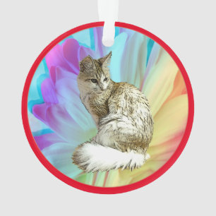 Turkish Angora Cat Ornament