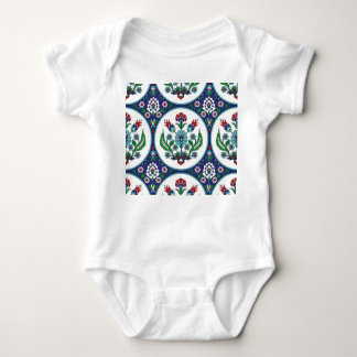 Turkish arabic, tulip flowers, seamless pattern. baby bodysuit