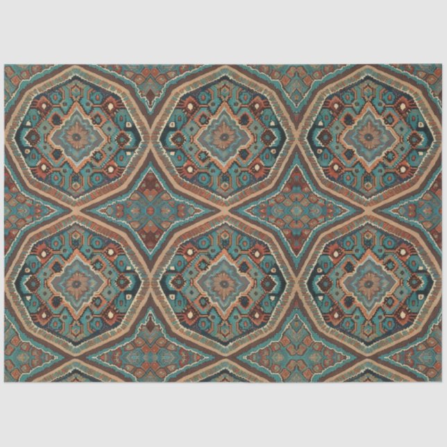 Turkish Beautiful Old Pattern Modern Collection Tissue Paper (Front)