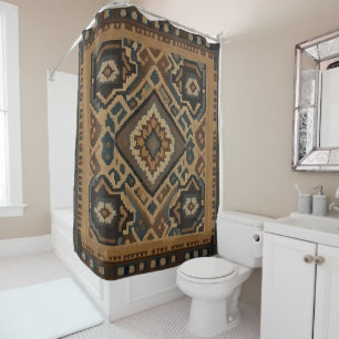 Turkish Beautiful Old Pattern Popular Collection Shower Curtain