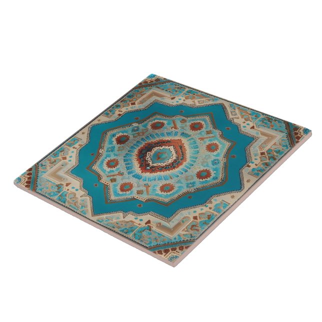 Turkish Beautiful Old Pattern Trendy Collection Ceramic Tile (Side)