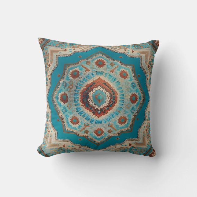 Turkish Beautiful Old Pattern Trendy Collection Cushion (Front)