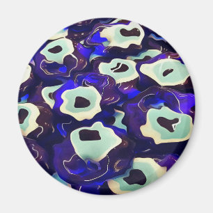 Turkish Boncuk Eye Shaped Amulet Bizarre Art Magnet