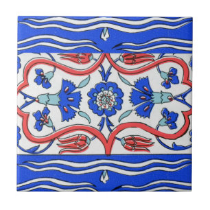 Turkish Border Patterned Ceramic Tile