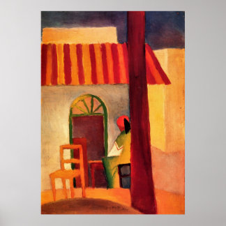 Turkish Cafe by August Macke Poster