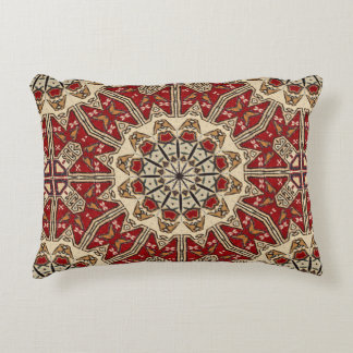 Turkish carpet kaleidoscope decorative cushion