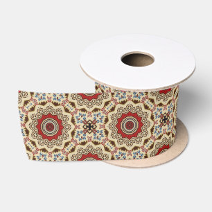 Turkish carpet kaleidoscope satin ribbon