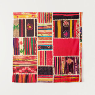 Turkish carpet patchwork handmade. Patchwork patte Tapestry