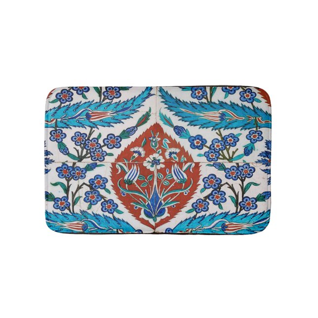 Turkish Ceramic Floral Bath Mat (Front)