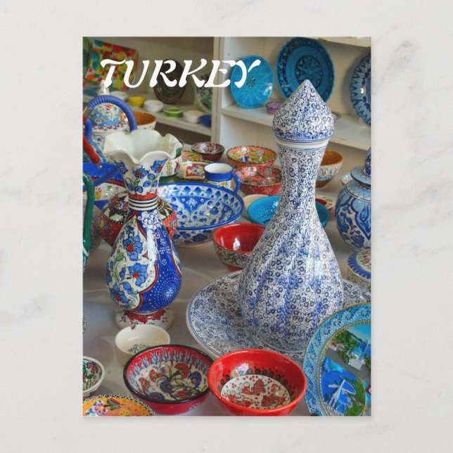 Turkish Ceramics Postcard (Front)