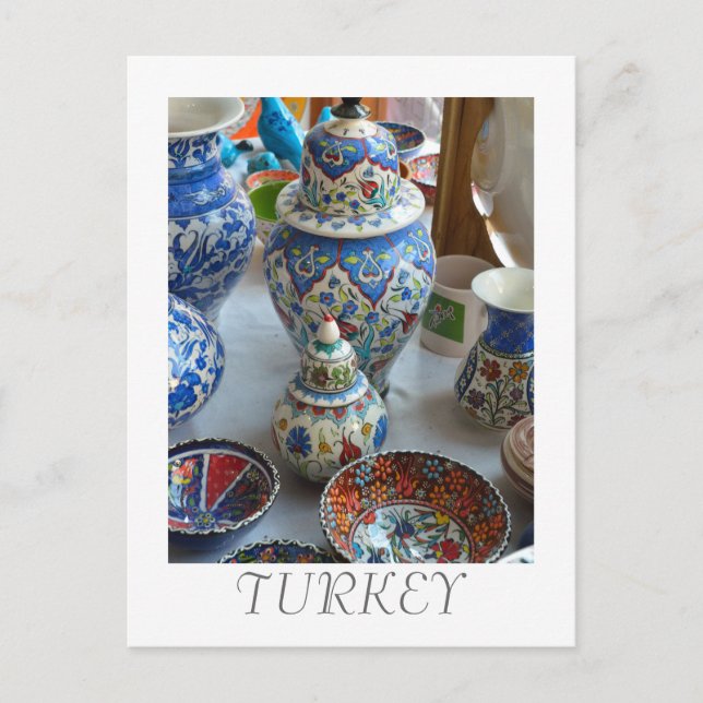 Turkish Ceramics Postcard (Front)
