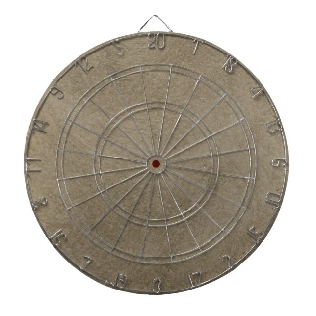 Turkish Coffee Glaze Dartboard (Front)