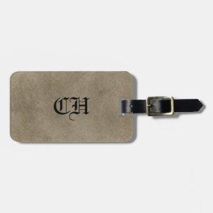 Turkish Coffee Glaze Luggage Tag