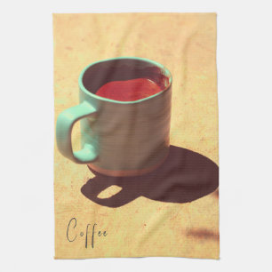 Turkish Coffee Rich Foam Mug Cup Tea Towel