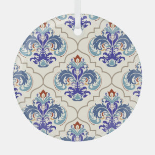 Turkish Colourful Pattern: Endless Beauty. Glass Tree Decoration