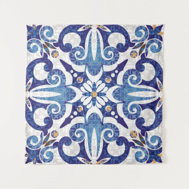 Turkish Colourful: Vintage Eastern Pattern Tapestry (Front)