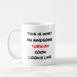 turkish cook, awesome coffee mug