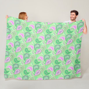 Turkish cucumbers abstract polka dot pattern  fleece blanket