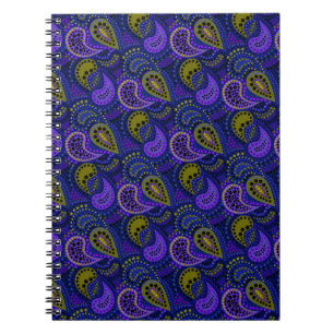 Turkish cucumbers abstract polka dot pattern  notebook
