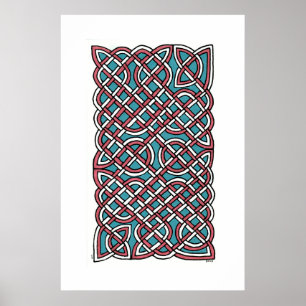 Turkish Delight Knot (vertical) Poster