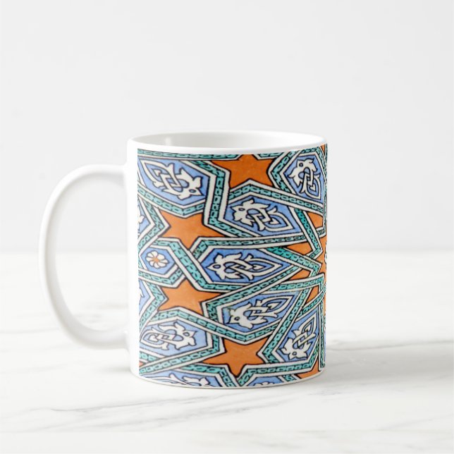 Turkish Delight Long Coffee Mug (Left)