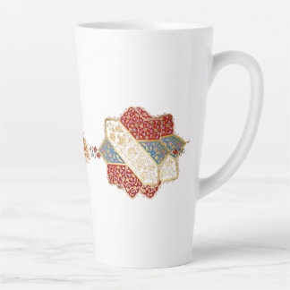 Turkish design elegant Eid Mubarak Latte Mug