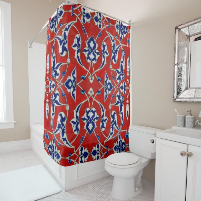 turkish design shower curtain (In Situ)