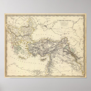 Turkish Empire, Greece Poster