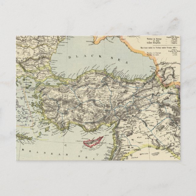 Turkish Empire, Greece, Romania Postcard (Front)