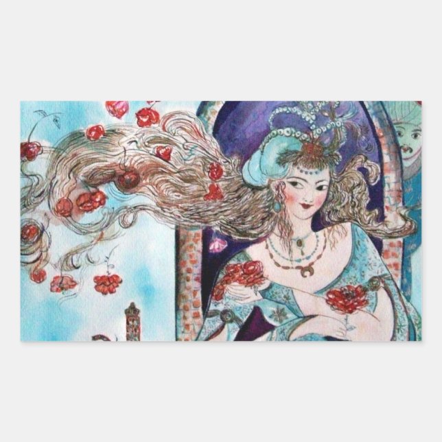 TURKISH FAIRY TAIL RECTANGULAR STICKER (Front)