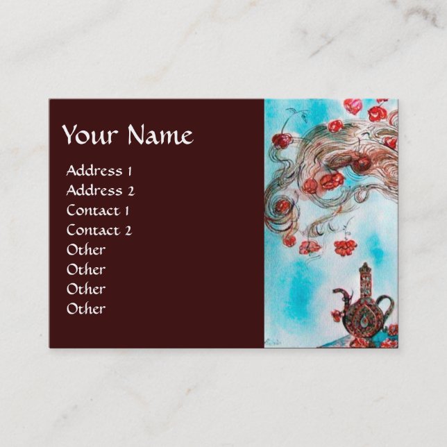 TURKISH FAIRY TALE Oriental Beauty,Fashion,Jewelle Business Card (Front)