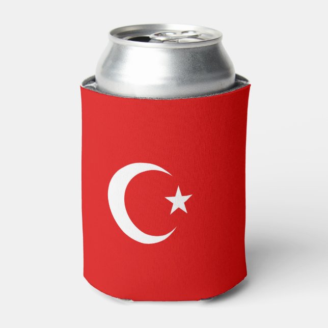 Turkish flag can cooler (Can Front)