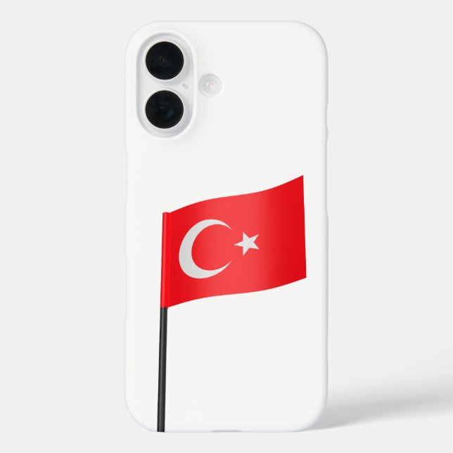 Turkish flag  Case-Mate iPhone case (Back)
