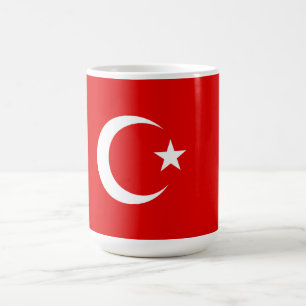 Turkish flag coffee mug