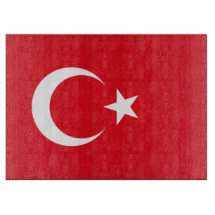 Turkish Flag Cutting Board