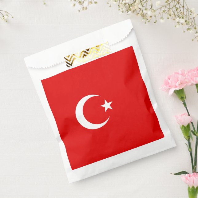 Turkish flag favour bag (Sealed)