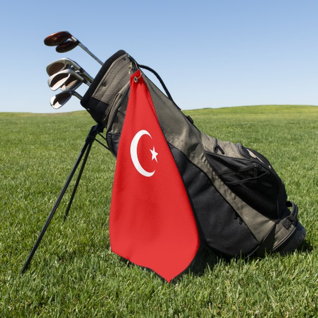 Turkish flag golf towel (Green)