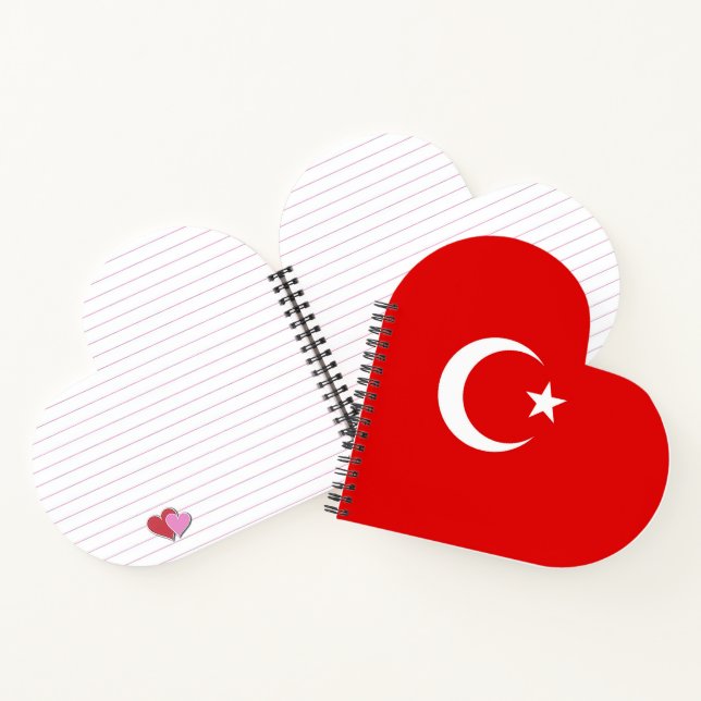 Turkish flag notebook (Inside)