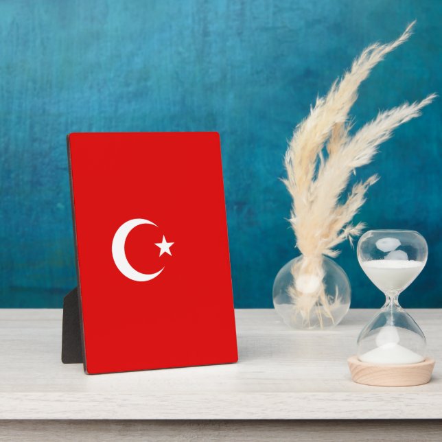 Turkish flag plaque (Side)