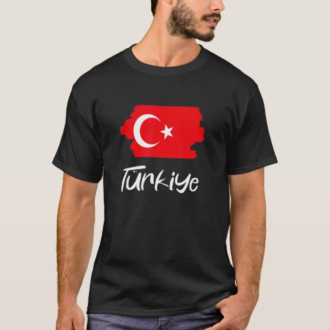 Turkish Flag Turkey 1 T-Shirt (Front)