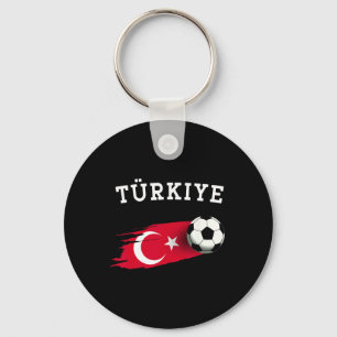 Turkish Flag Turkey Flag Turkish Soccer Turkish Fo Key Ring