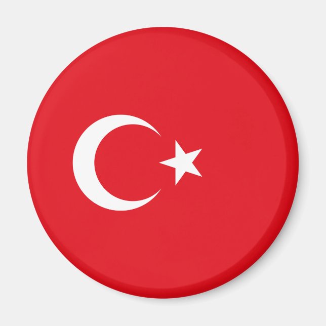 Turkish Flag (Turkey) Magnet (Front)