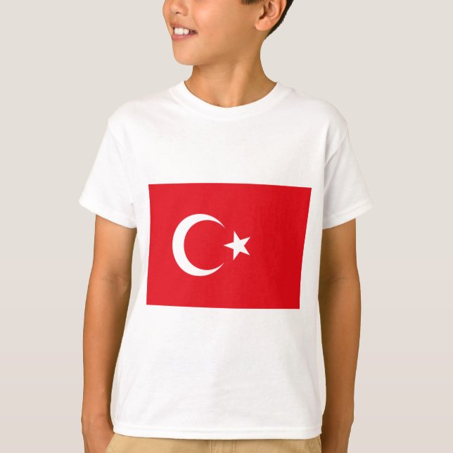 Turkish Flag (Turkey) T-Shirt (Front)