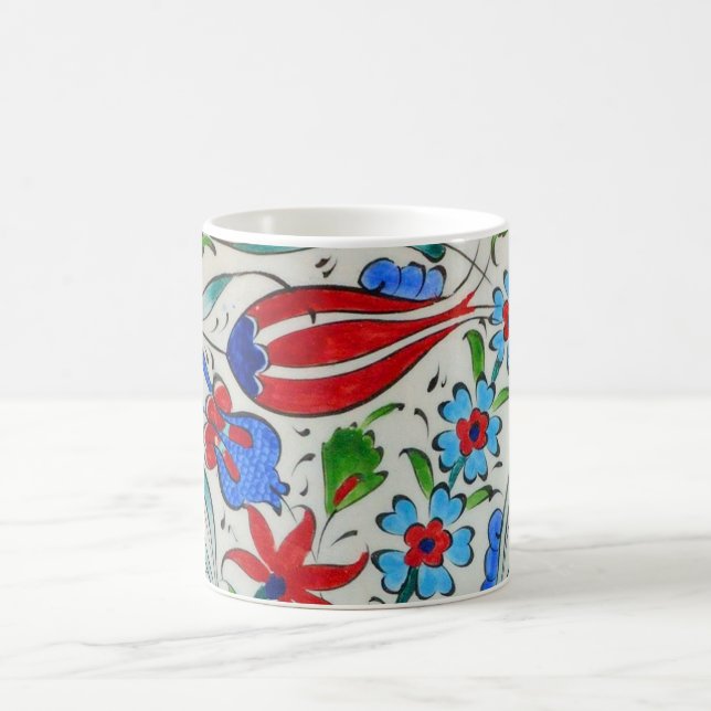 Turkish floral design coffee mug (Center)