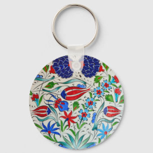 Turkish floral design key ring